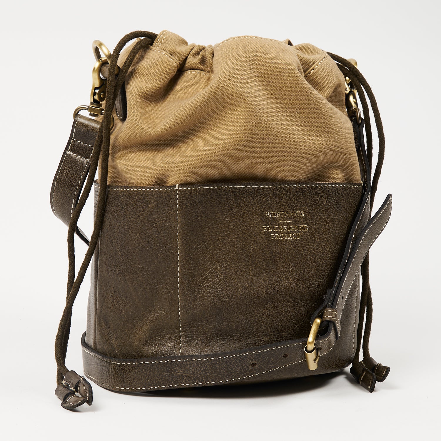 Re:Designed PROJECT 61 - DARK GREEN - DRAWSTRING PROJECT ORGANISER green Project Bags