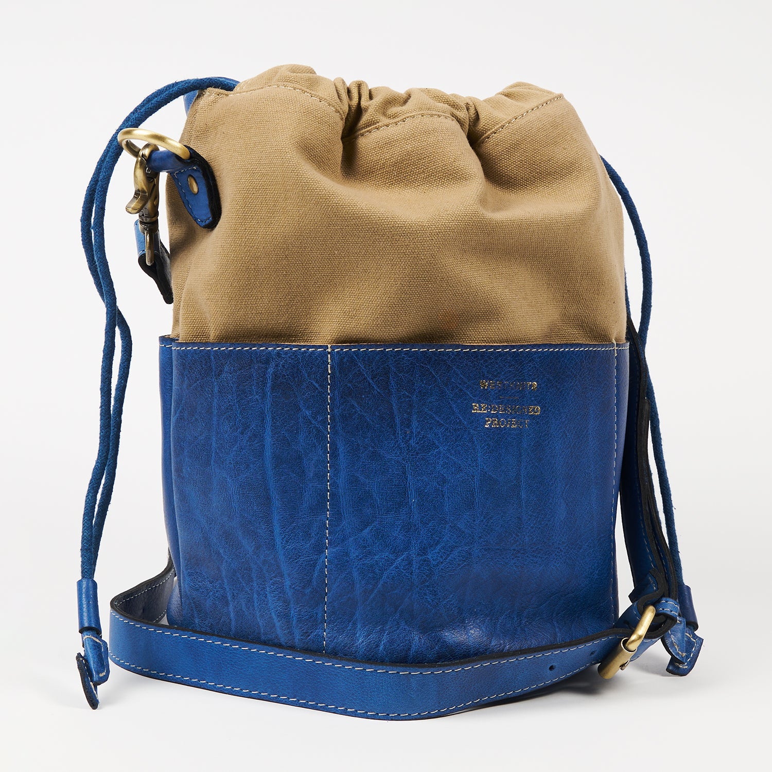 Re:Designed PRE-ORDER: PROJECT 61 - DENIM BLUE - DRAWSTRING PROJECT ORGANISER blue Project Bags