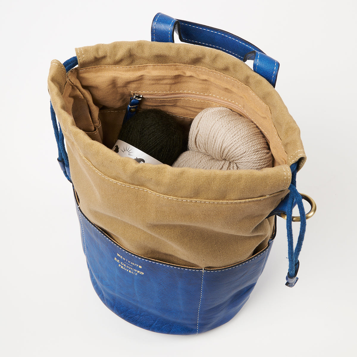 PROJECT 61 - DENIM BLUE - DRAWSTRING PROJECT ORGANISER