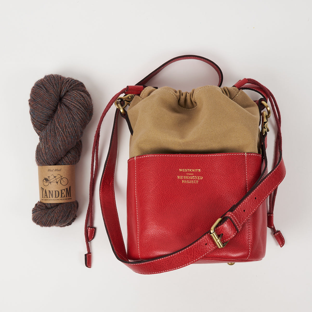 PROJECT 61 - RED ROSE - DRAWSTRING PROJECT ORGANISER