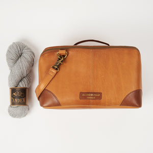 PROJECT 79 - BURNED TAN/WALNUT - LARGE PROJECT ORGANISER