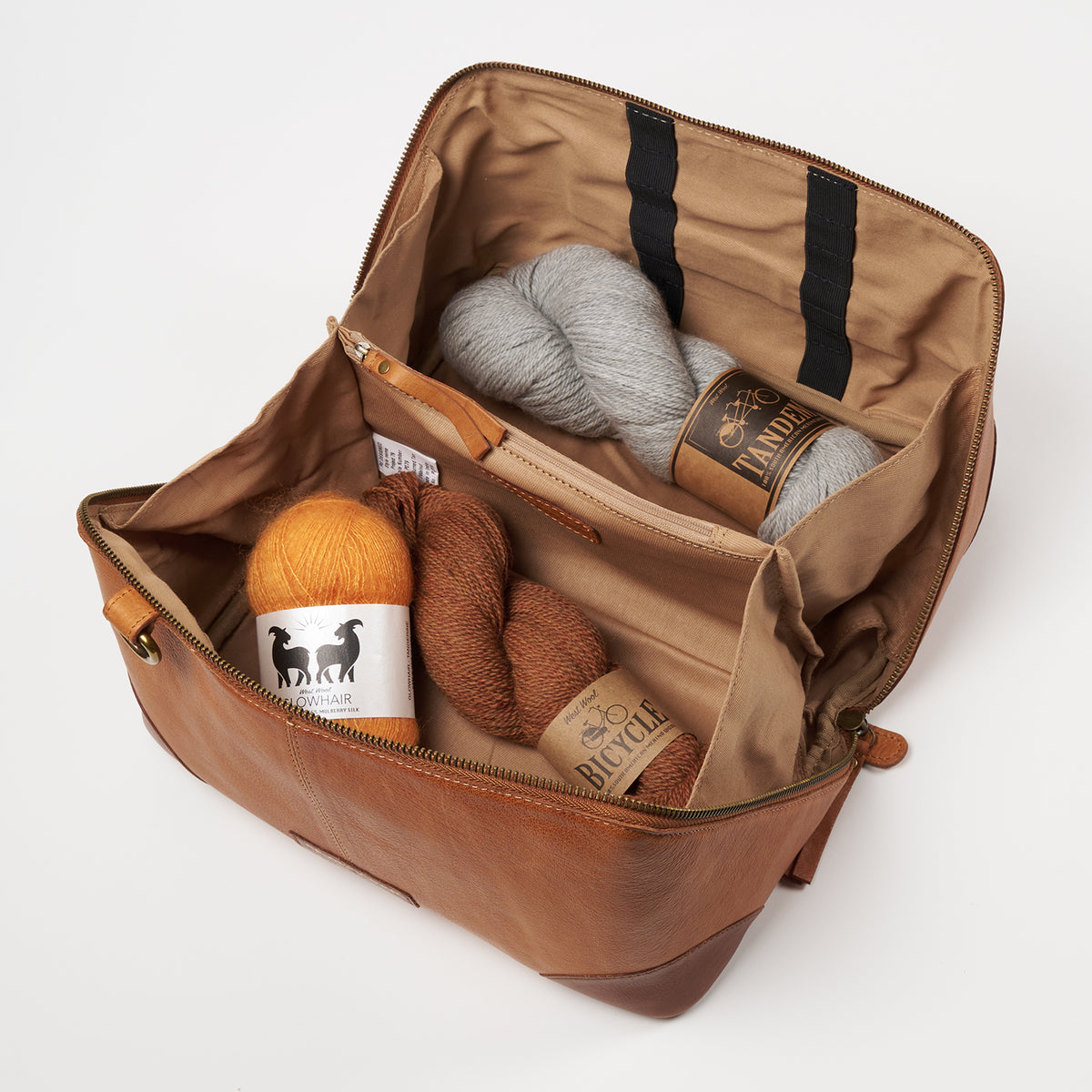 PROJECT 79 - BURNED TAN/WALNUT - LARGE PROJECT ORGANISER