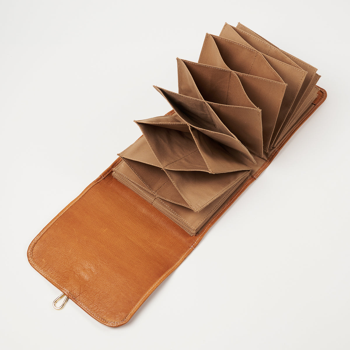 PROJECT 93 - BURNED TAN - LARGE ACCORDION POUCH