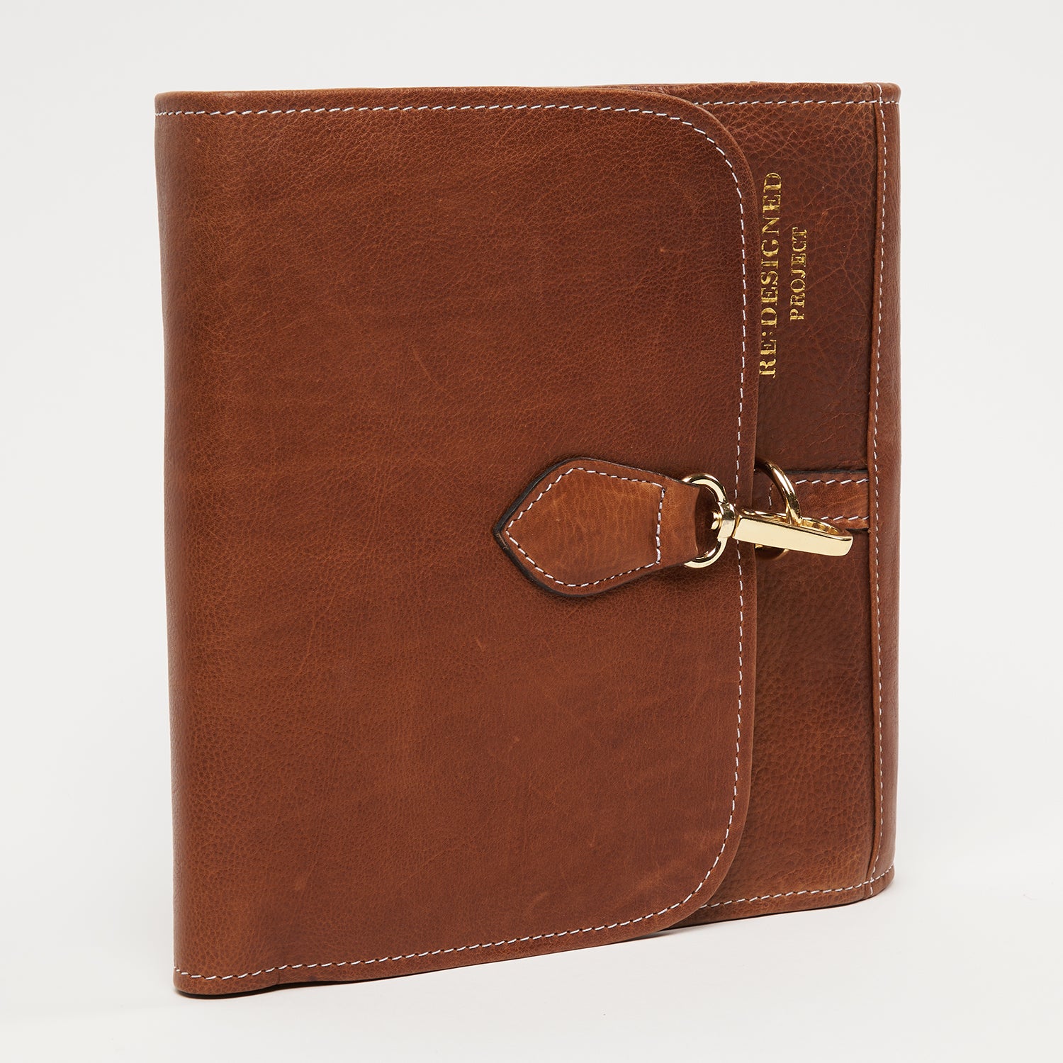 Re:Designed PROJECT 93 - WALNUT - LARGE ACCORDION POUCH brown Project Bags