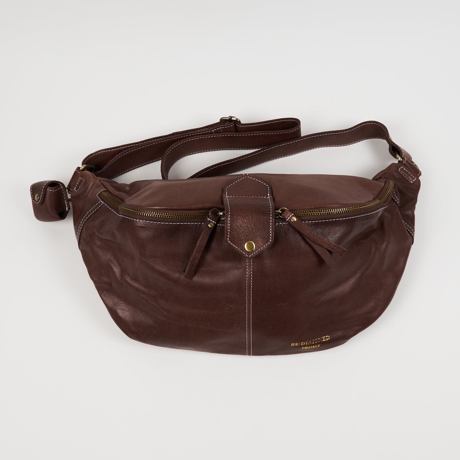 Re:Designed PROJECT 96 - WOODSMOKE - LARGE BELT BAG brown Project Bags