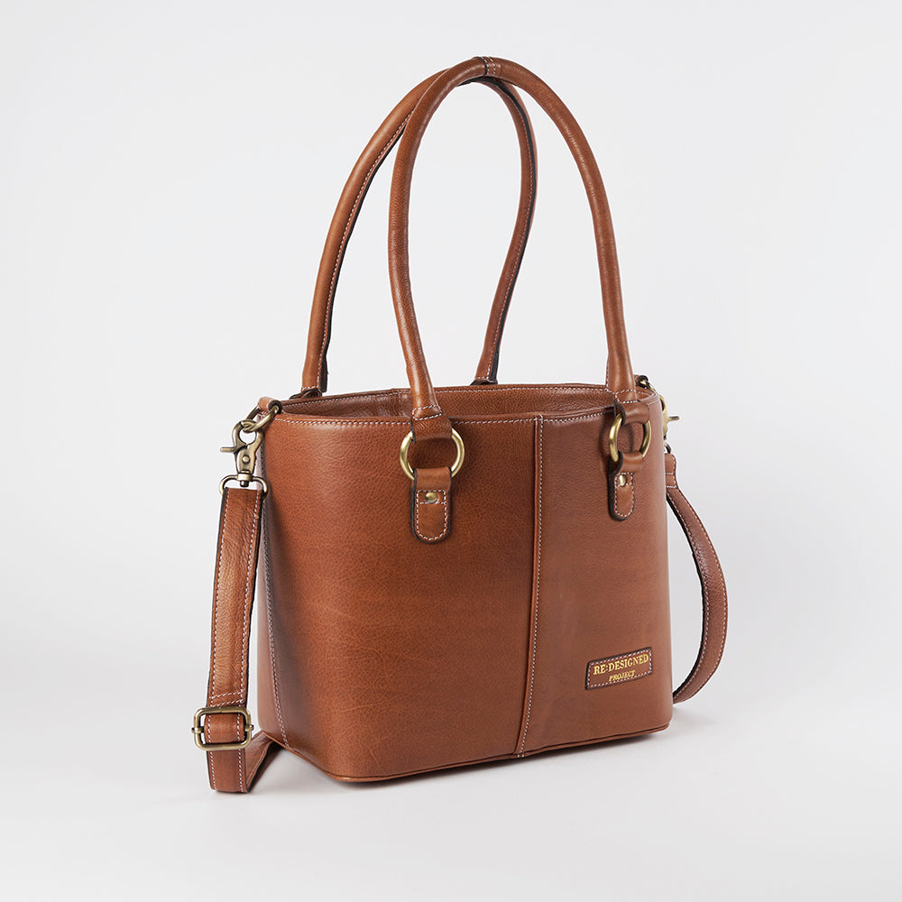 Re:Designed PROJECT 106 - WALNUT - BUCKET CROSSBODY BAG brown Project Bags
