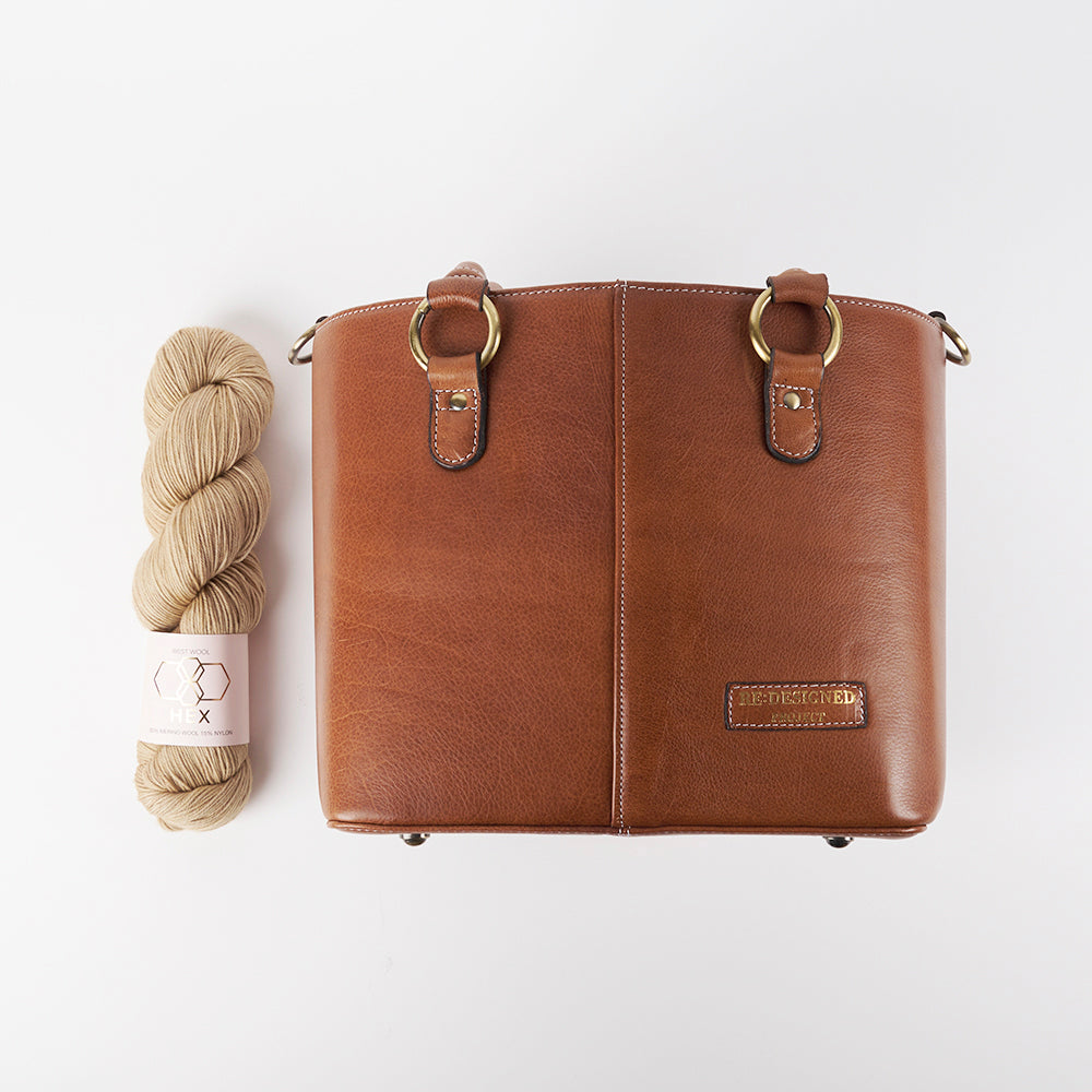 PROJECT 106 - WALNUT - BUCKET CROSSBODY BAG