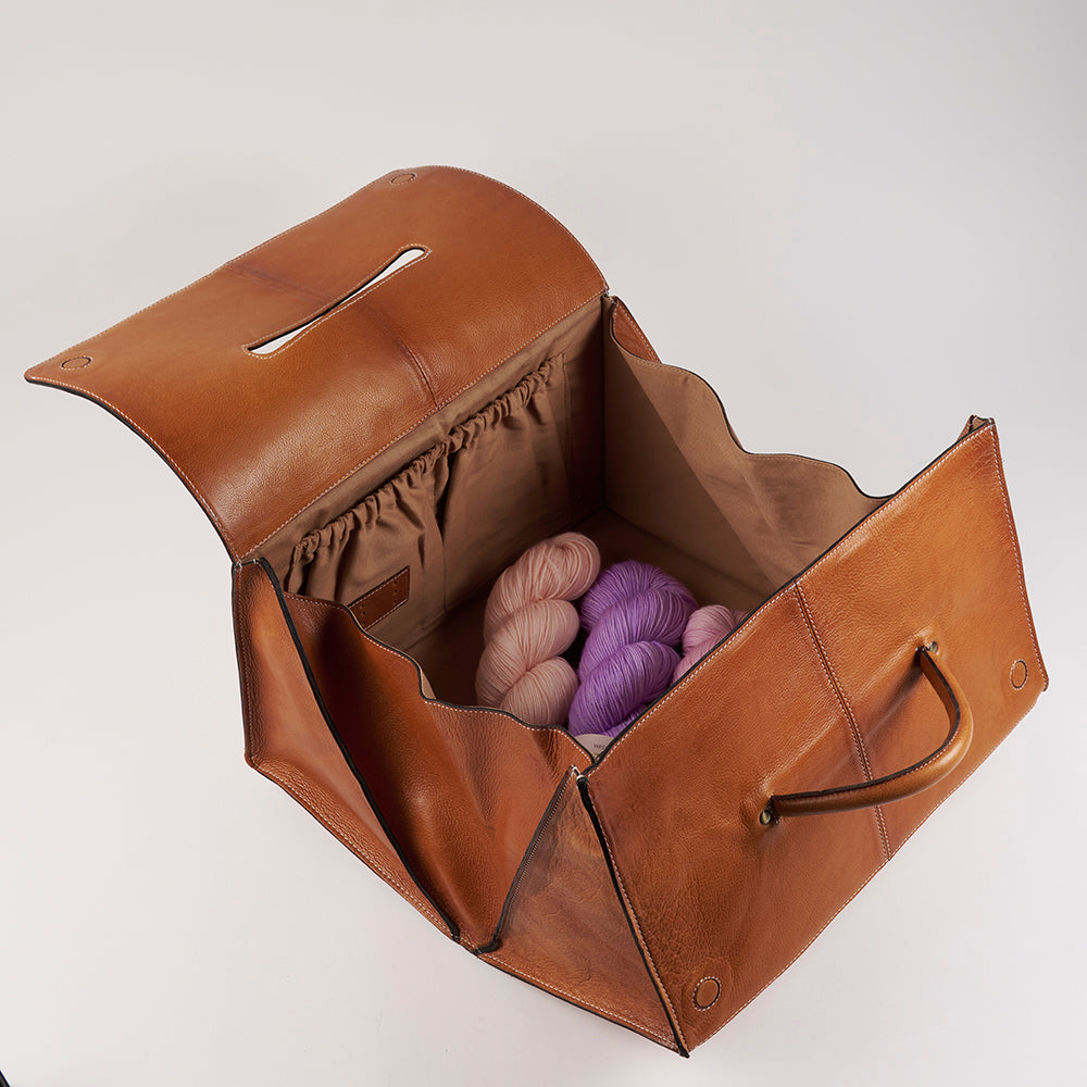 PRE-ORDER: PROJECT 115 - BURNED TAN - LARGE BOXY PROJECT ORGANISER