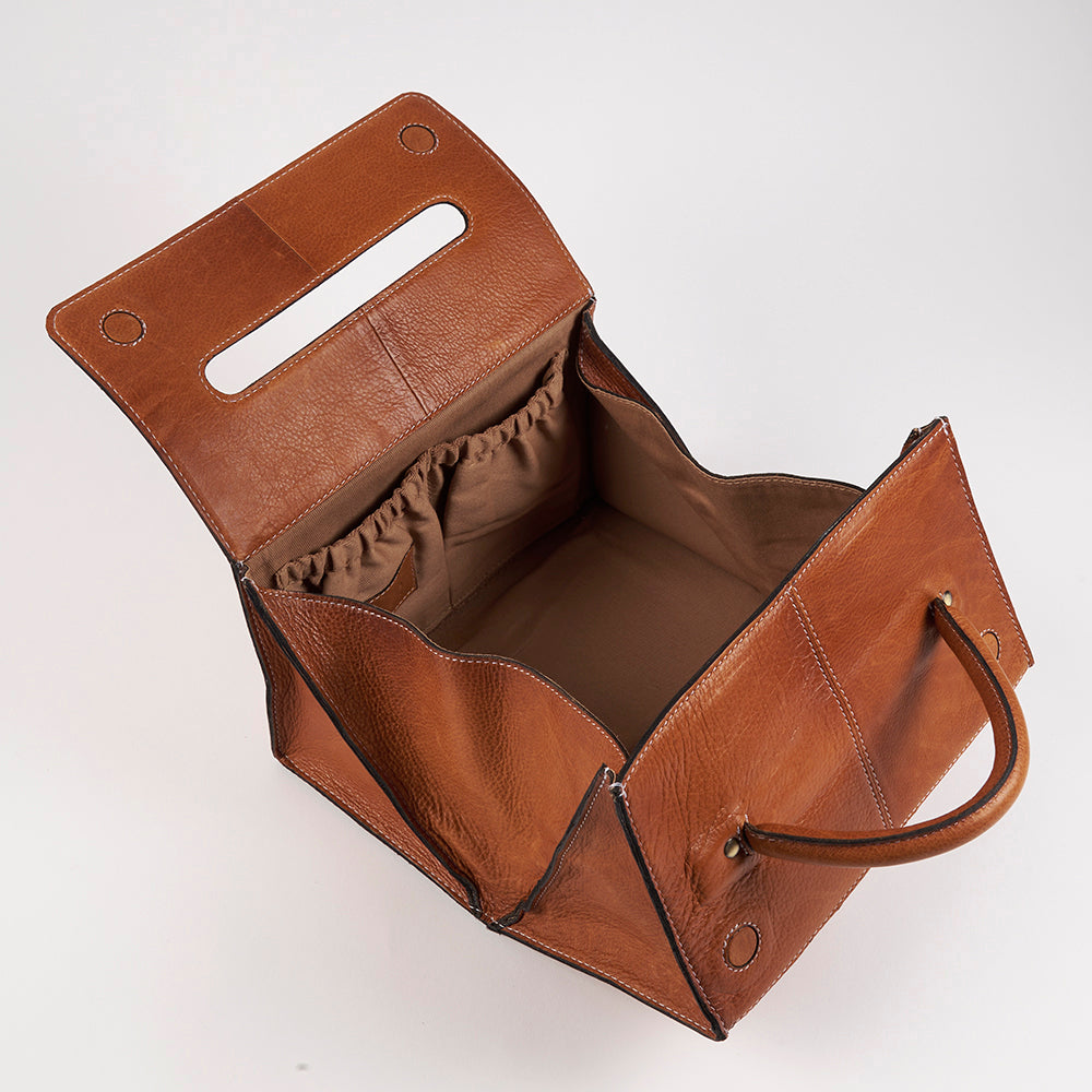 PRE-ORDER: PROJECT 134 - BURNED TAN - SMALL BOXY PROJECT ORGANISER