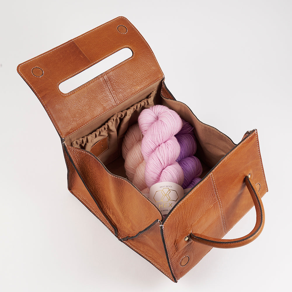 PRE-ORDER: PROJECT 134 - BURNED TAN - SMALL BOXY PROJECT ORGANISER