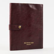 Re:Designed PROJECT 14 - DARK CHERRY - LARGE NEEDLE CASE red brown Project Bags