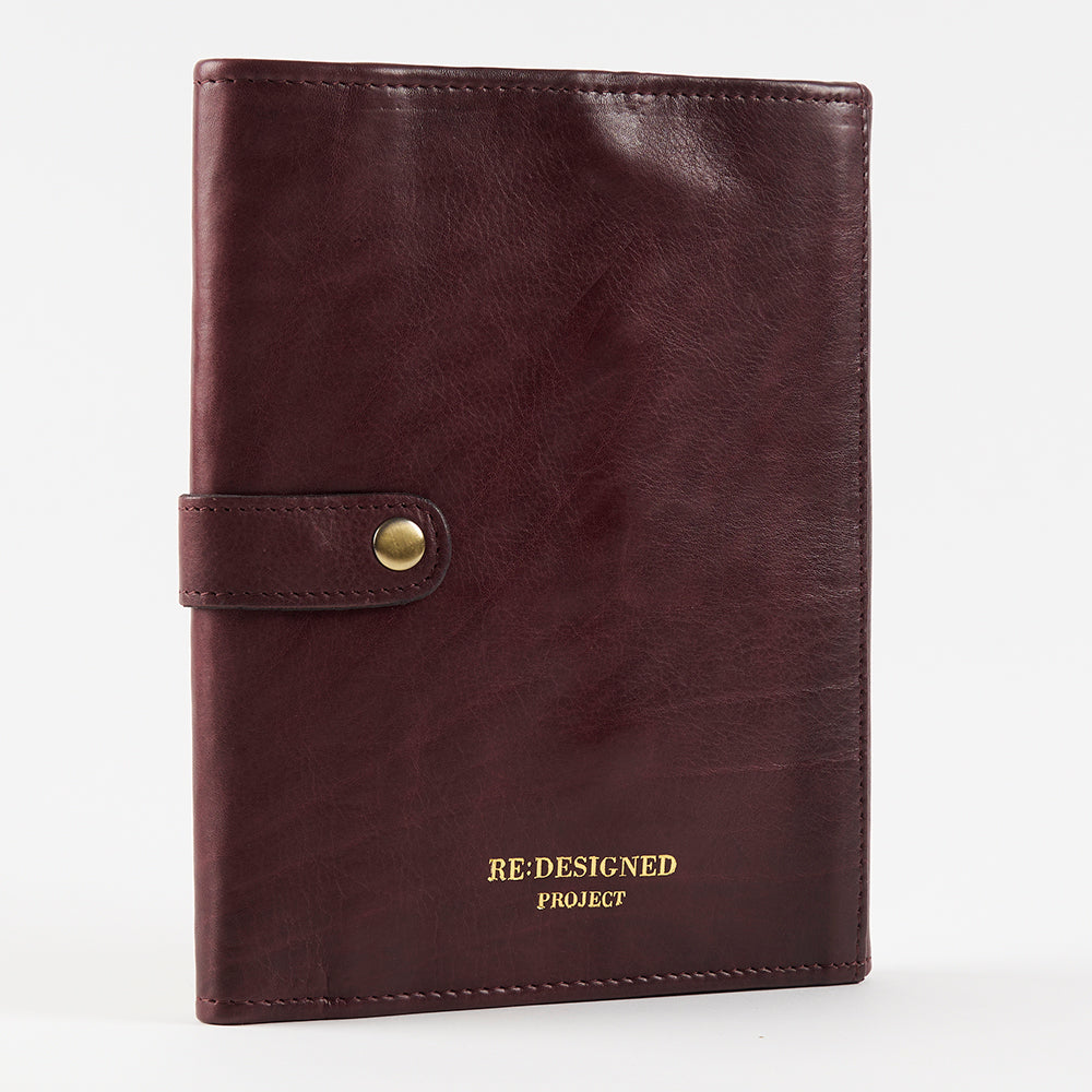 Re:Designed PROJECT 14 - DARK CHERRY - LARGE NEEDLE CASE red brown Project Bags
