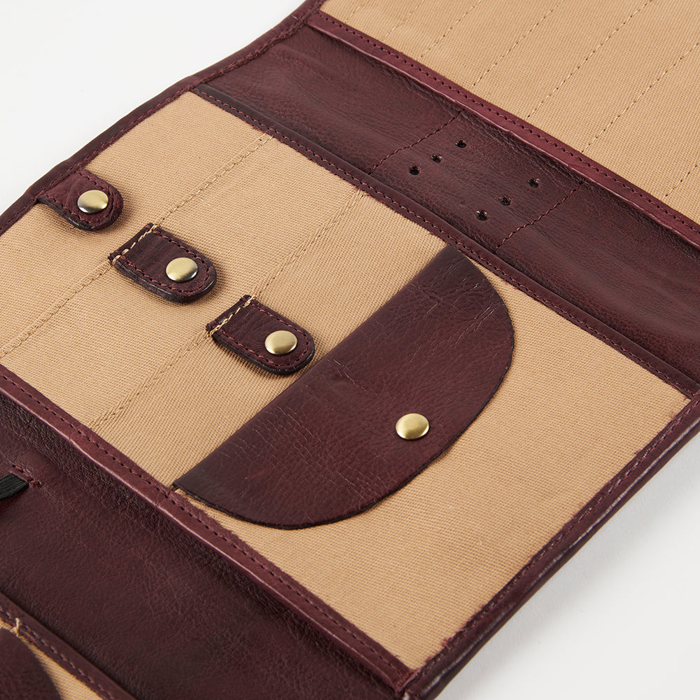 PROJECT 14 - DARK CHERRY - LARGE NEEDLE CASE – Stephen & Penelope