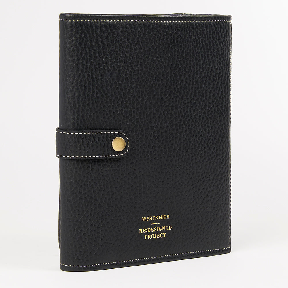 Re:Designed PROJECT 14 - BLACK PEBBLE - LARGE NEEDLE CASE black Project Bags