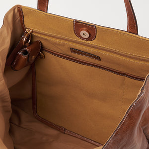 PROJECT 19 - WALNUT - SOFT LEATHER SHOPPER BAG