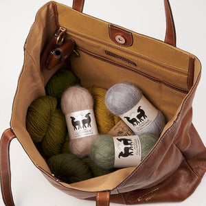 PROJECT 19 - WALNUT - SOFT LEATHER SHOPPER BAG