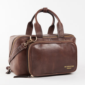Re:Designed PROJECT 39 - WOODSMOKE - CROSSBODY PROJECT ORGANISER brown Project Bags