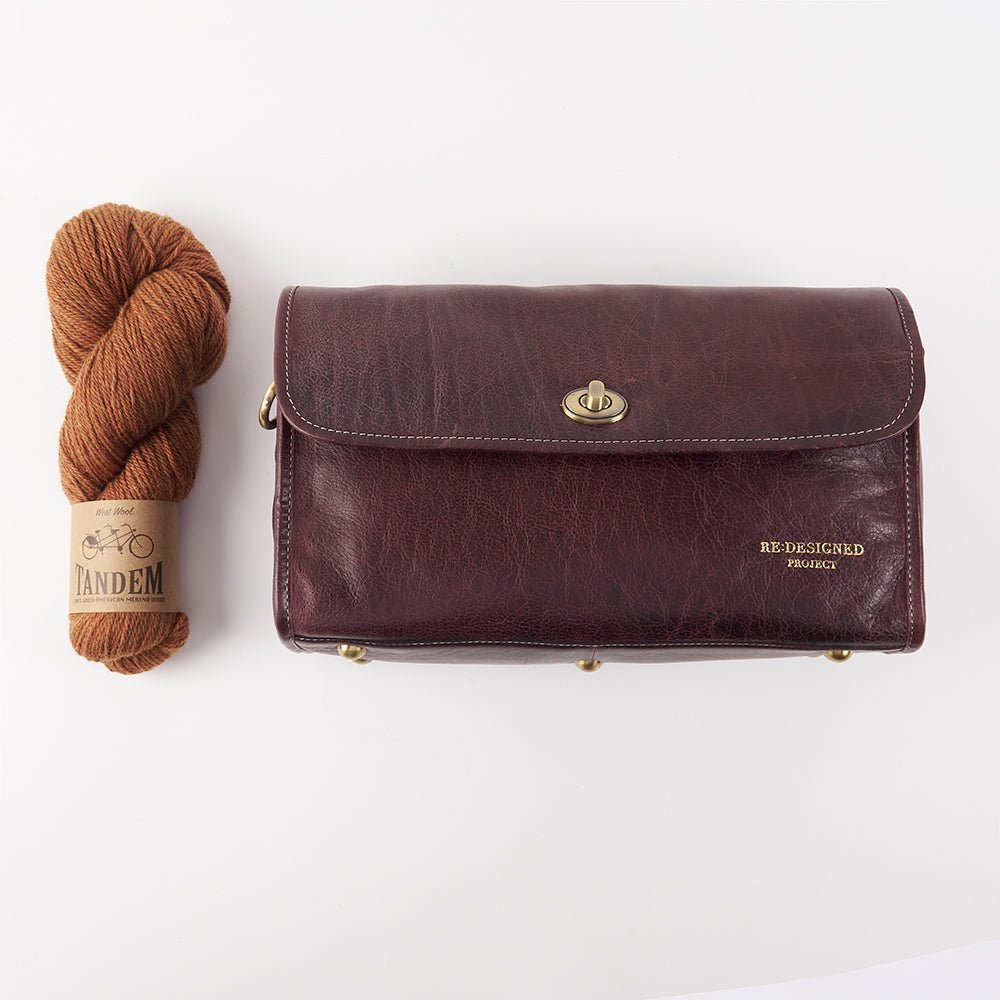 PROJECT 74 - DARK CHERRY - SMALL BUCKLE PROJECT ORGANISER