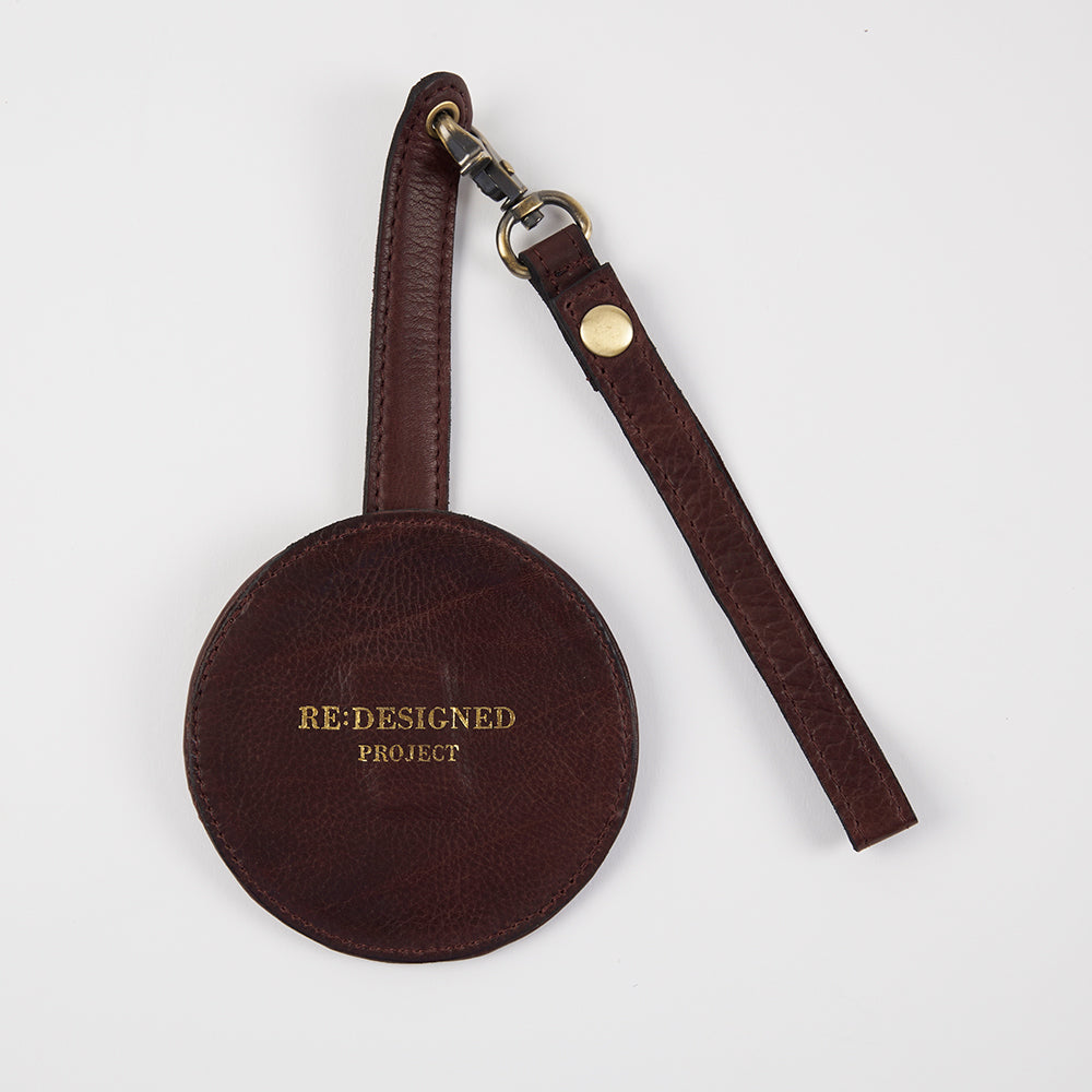 Re:Designed PROJECT 94 - DARK CHERRY - LEATHER MINDER brown Project Bags