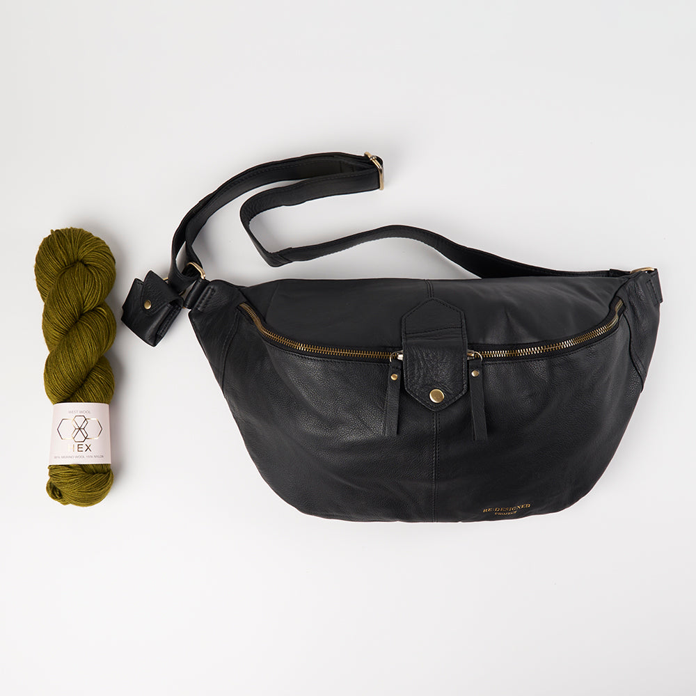 PROJECT 96 - BLACK - LARGE BELT BAG