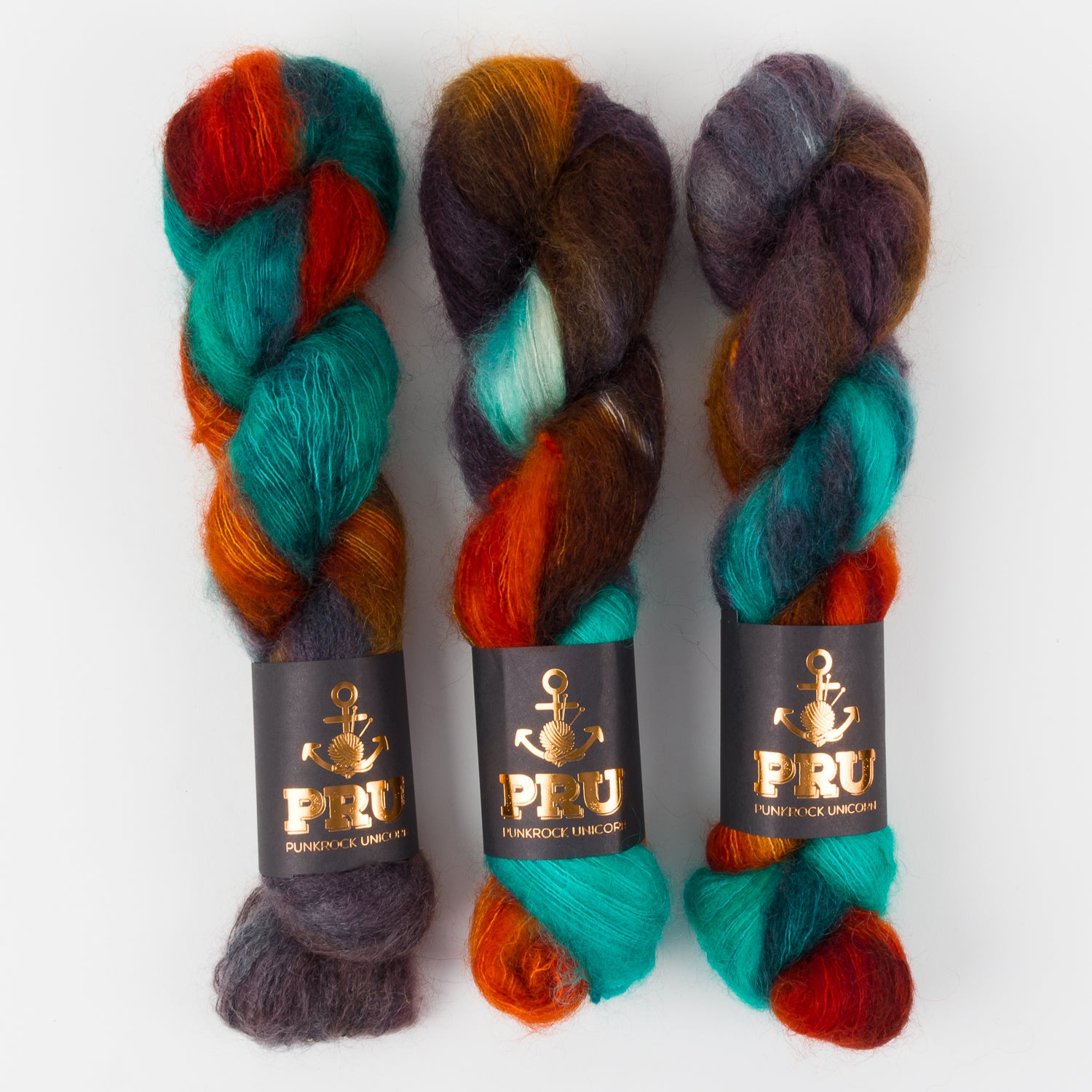 Punk Rock Unicorn MOE - BANGKOK Kid Mohair Silk Lace multicolour Yarn