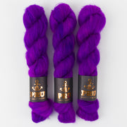 Punk Rock Unicorn MOE - CLEMATIS Kid Mohair Silk Lace purple Yarn