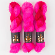 Punk Rock Unicorn MOE - JELLY Kid Mohair Silk Lace pink neon Yarn