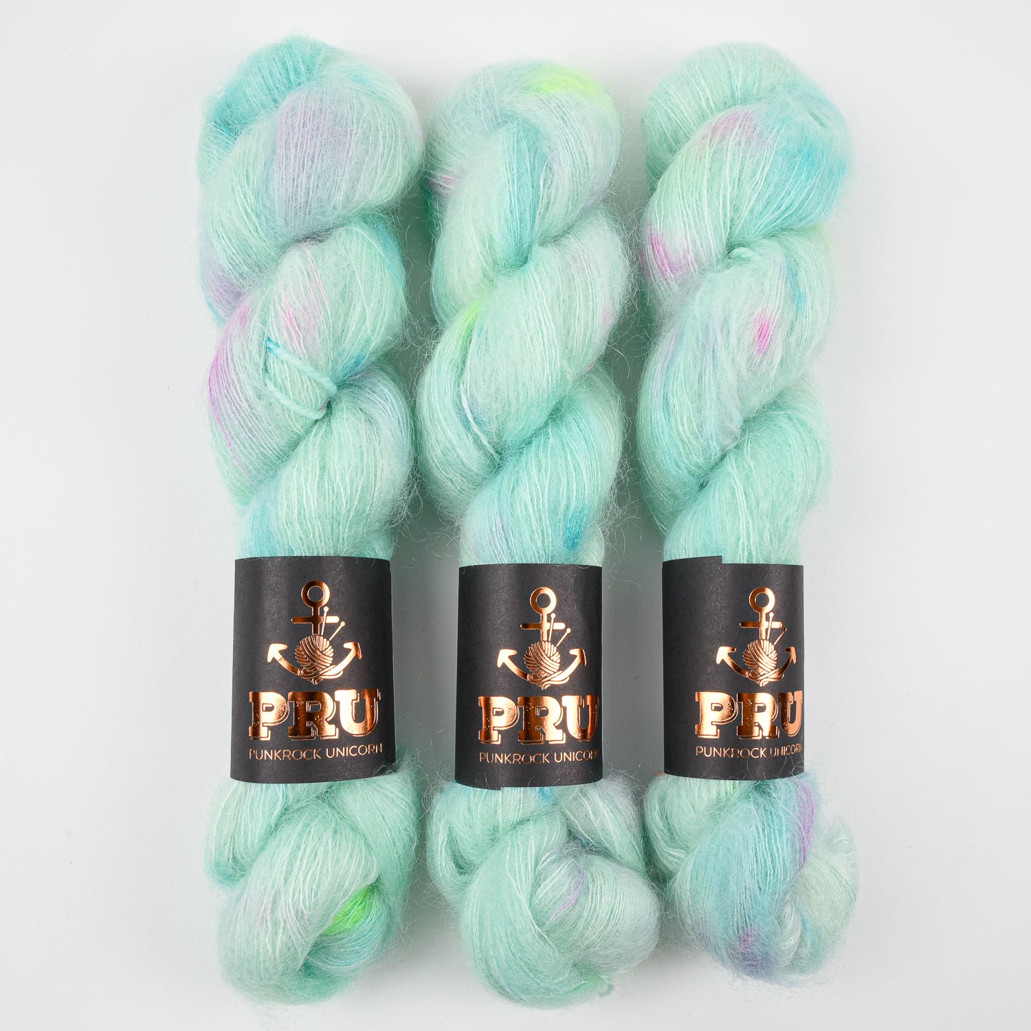 Punk Rock Unicorn MOE - OPAL Kid Mohair Silk Lace turquoise Yarn