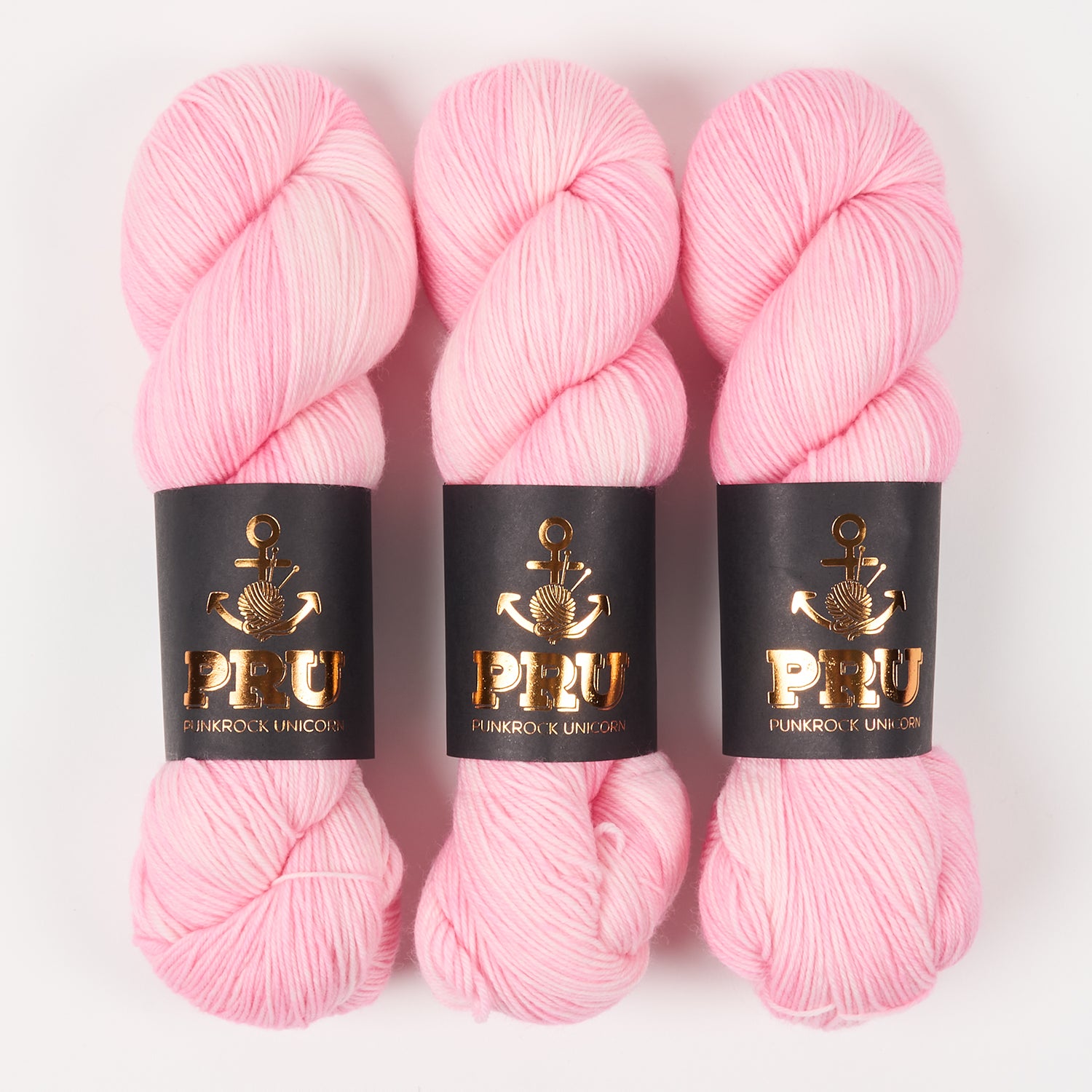 Punk Rock Unicorn SOUL - DAISY Merino wool Nylon Fingering  Sock pink Yarn