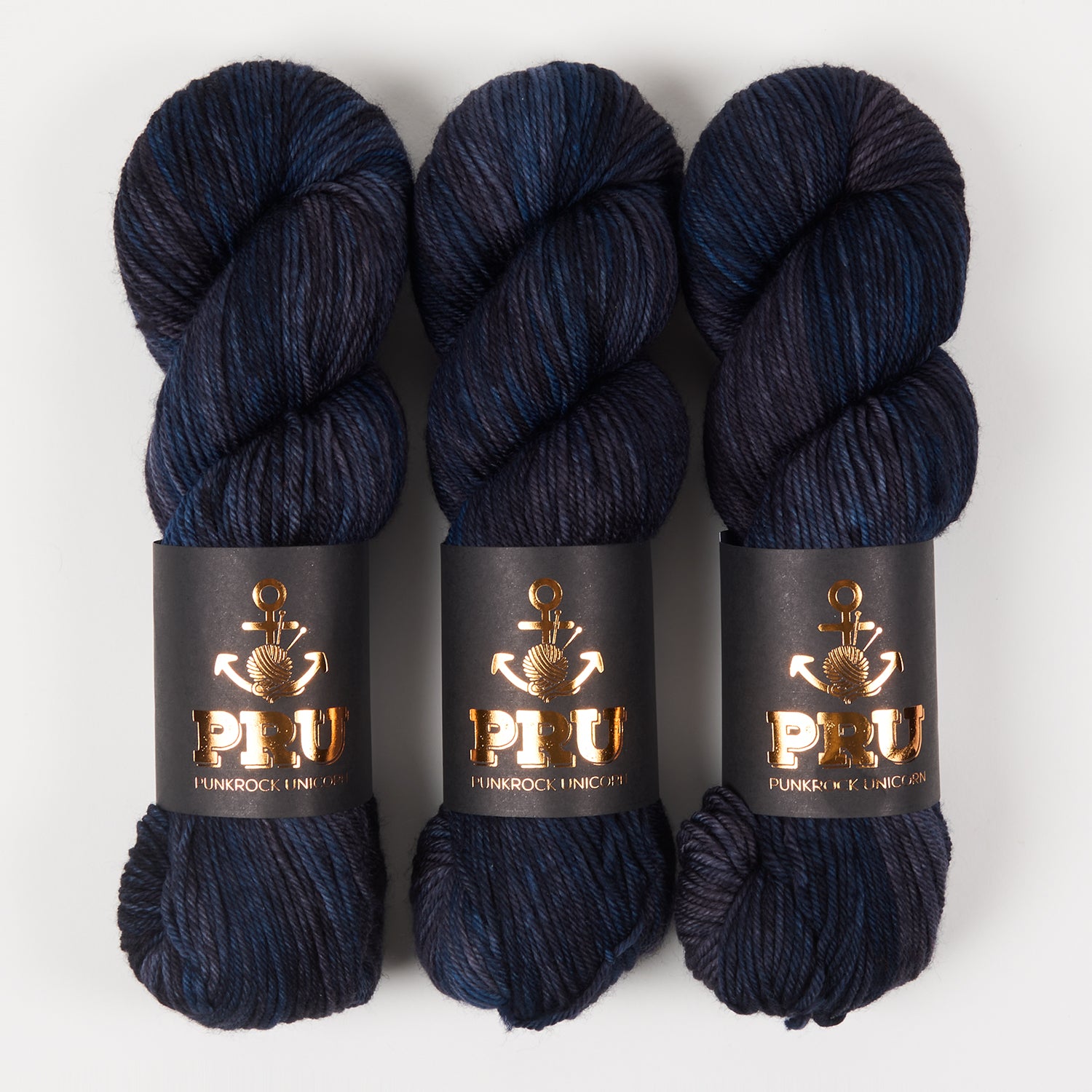 Punk Rock Unicorn SOUL DK - ATLANTIC Merino wool Nylon DK Sock blue Yarn