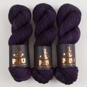 Punk Rock Unicorn SOUL - AMETHYST Merino wool Nylon Fingering  Sock purple Yarn