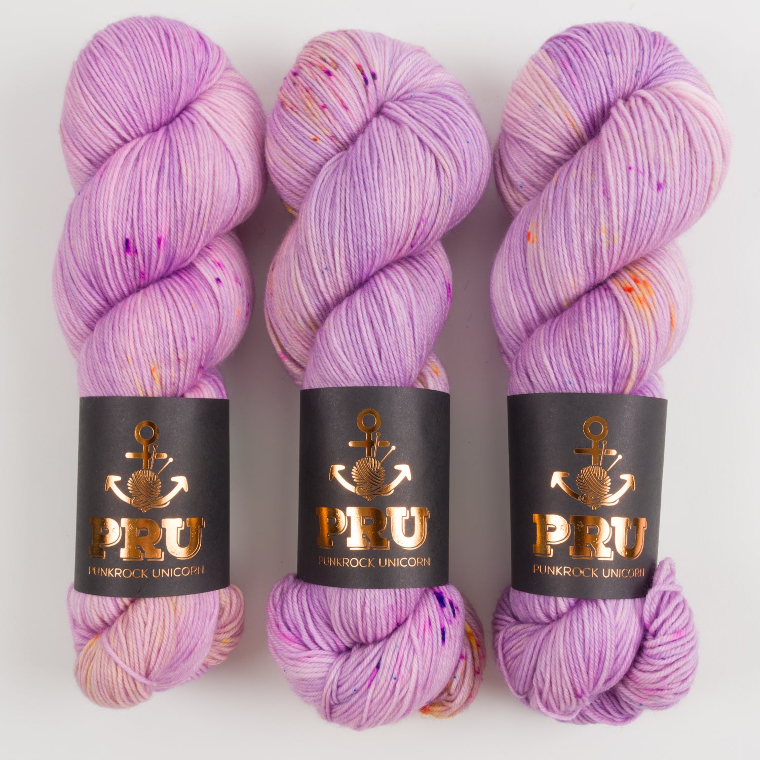 Punk Rock Unicorn SOUL - FLIEDER SPEX Merino wool Nylon Fingering  Sock purple Yarn