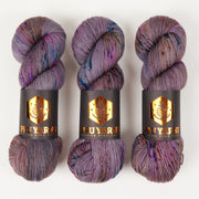 Punk Rock Unicorn SOUL - GORILLA BLUE Merino wool Nylon Fingering  Sock grey Yarn