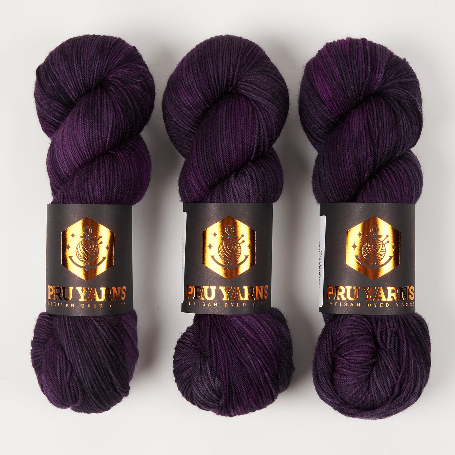 Punk Rock Unicorn SOUL - GRAYPE Merino wool Nylon Fingering  Sock purple Yarn