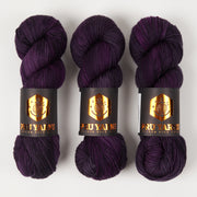 Punk Rock Unicorn SOUL - GRAYPE Merino wool Nylon Fingering  Sock purple Yarn