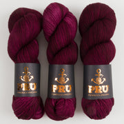 Punk Rock Unicorn SOUL - PUNSCH Merino wool Nylon Fingering  Sock red Yarn