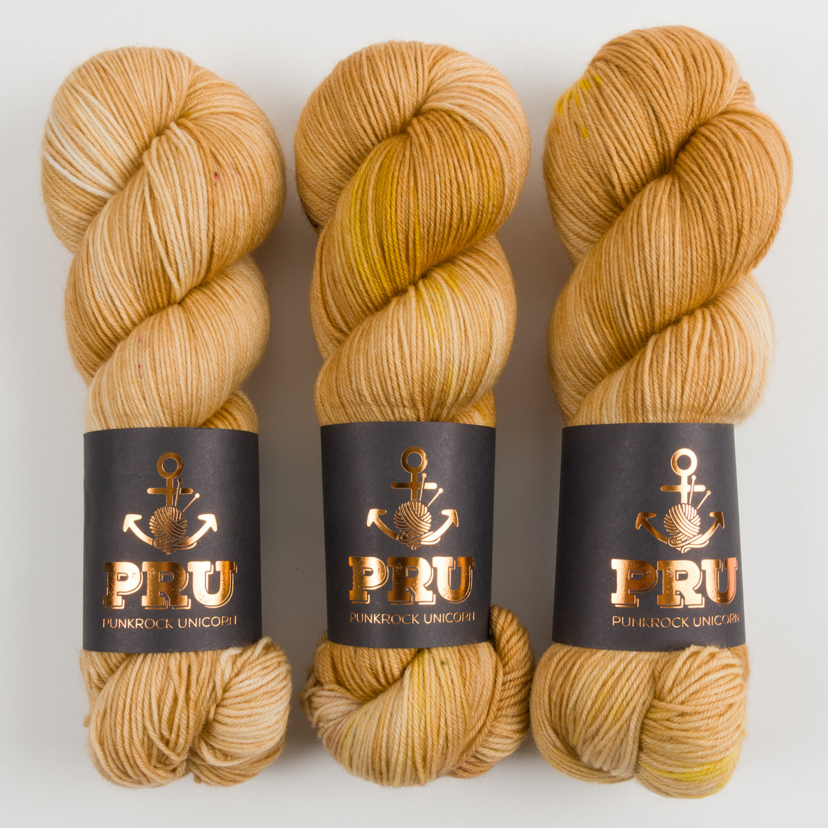 Punk Rock Unicorn SOUL - SAVANNAH Merino wool Nylon Fingering  Sock brown Yarn