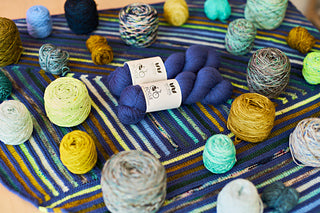 PAINTING STRIPES SHAWL PATTERN