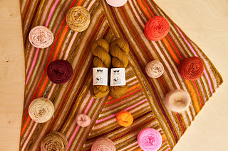 PAINTING STRIPES SHAWL PATTERN