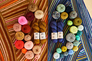 PAINTING STRIPES SHAWL PATTERN