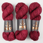 Punk Rock Unicorn SOUL DK - PUNSCH Merino wool Nylon DK Sock red Yarn