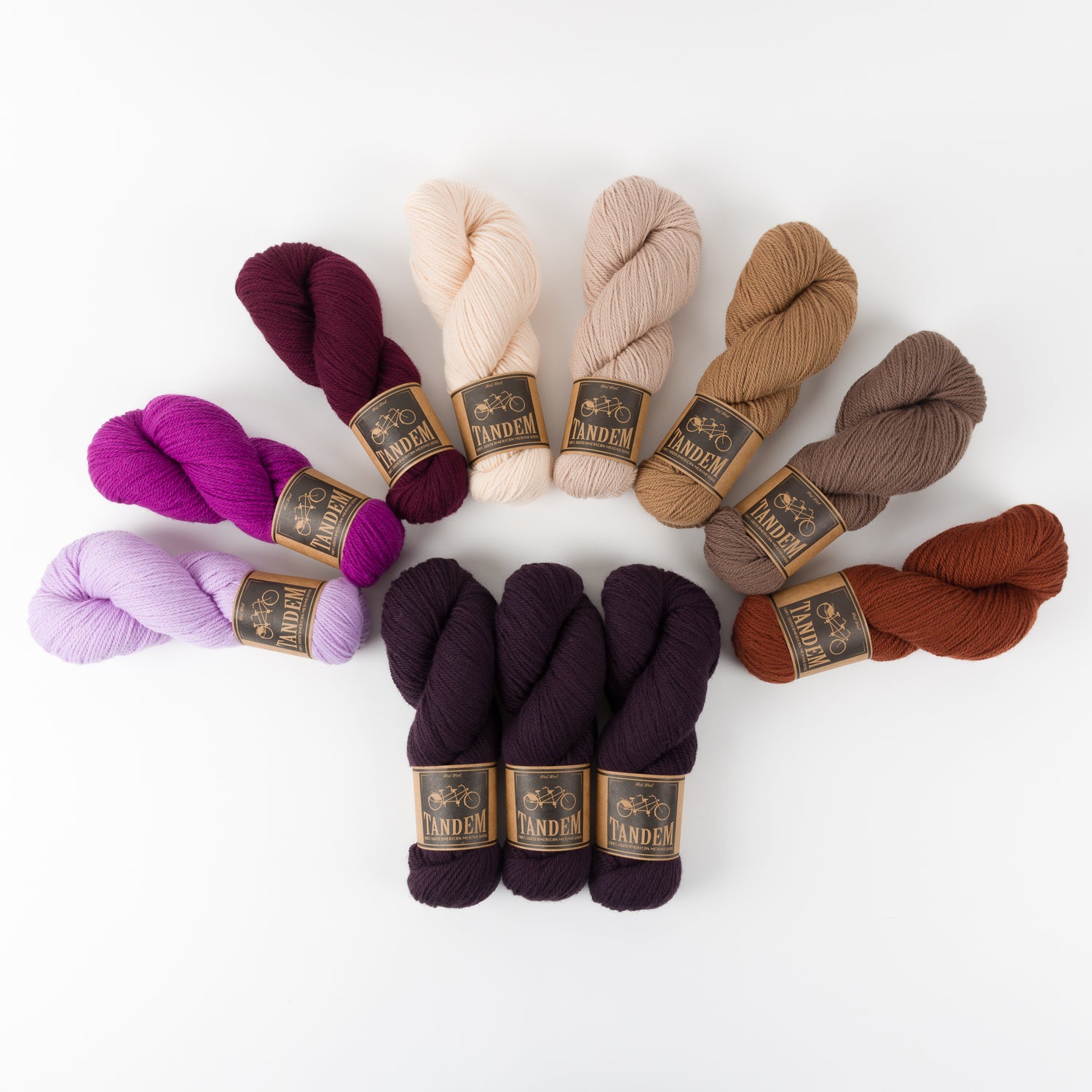 West Wool WESTKNITS KIT - PURPLE BLANKET Merino wool DK purple Westknits Kits