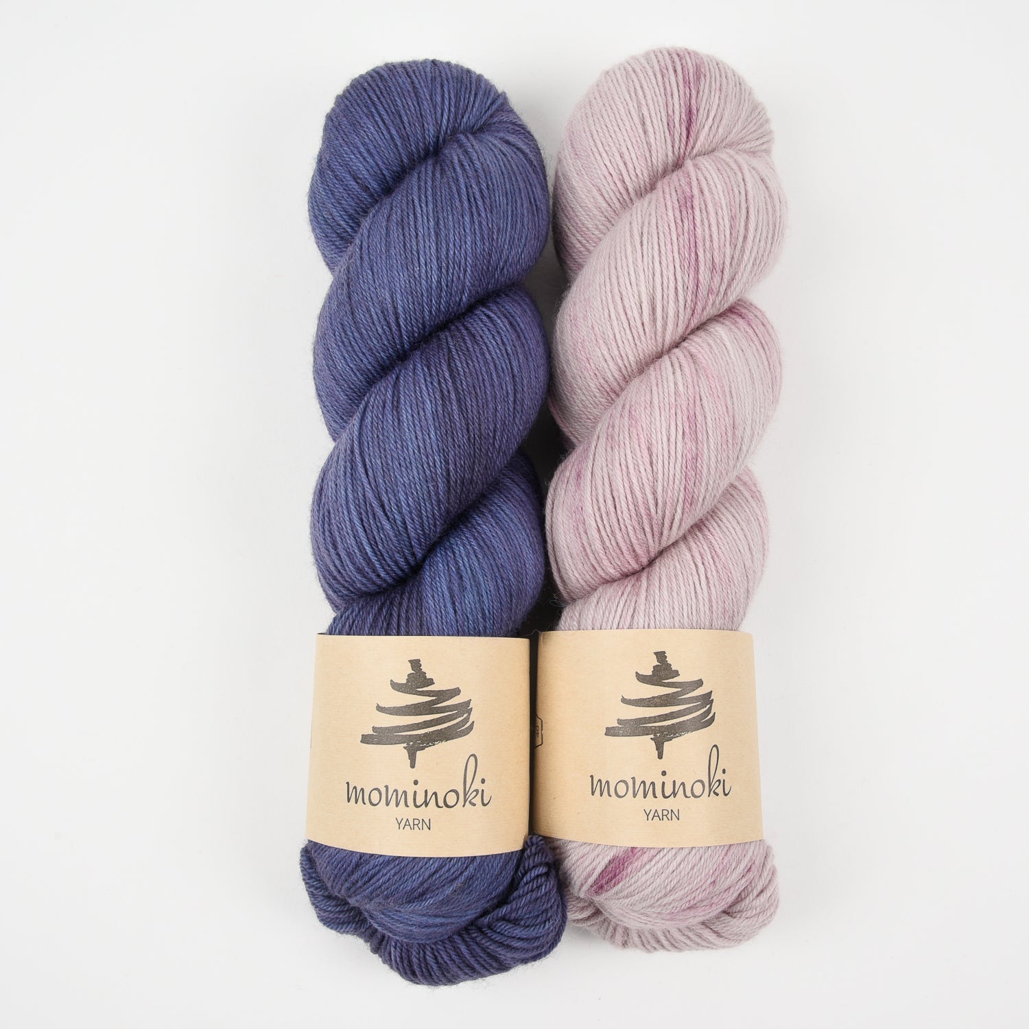 Mominoki Yarn PURPLE STRAWBERRIES Fingering Quick Kits