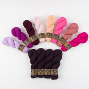West Wool PURPLE TAFFY Merino wool Fingering Quick Kits