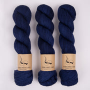 Dark Omen Yarn MERINO SOCK - PAIMON Merino wool Nylon Fingering blue Yarn