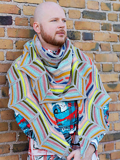 PAINTING BRICKS SHAWL PATTERN