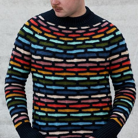 Westknits Patterns PAINTING BRICKS SWEATER PATTERN Westknits Pattern
