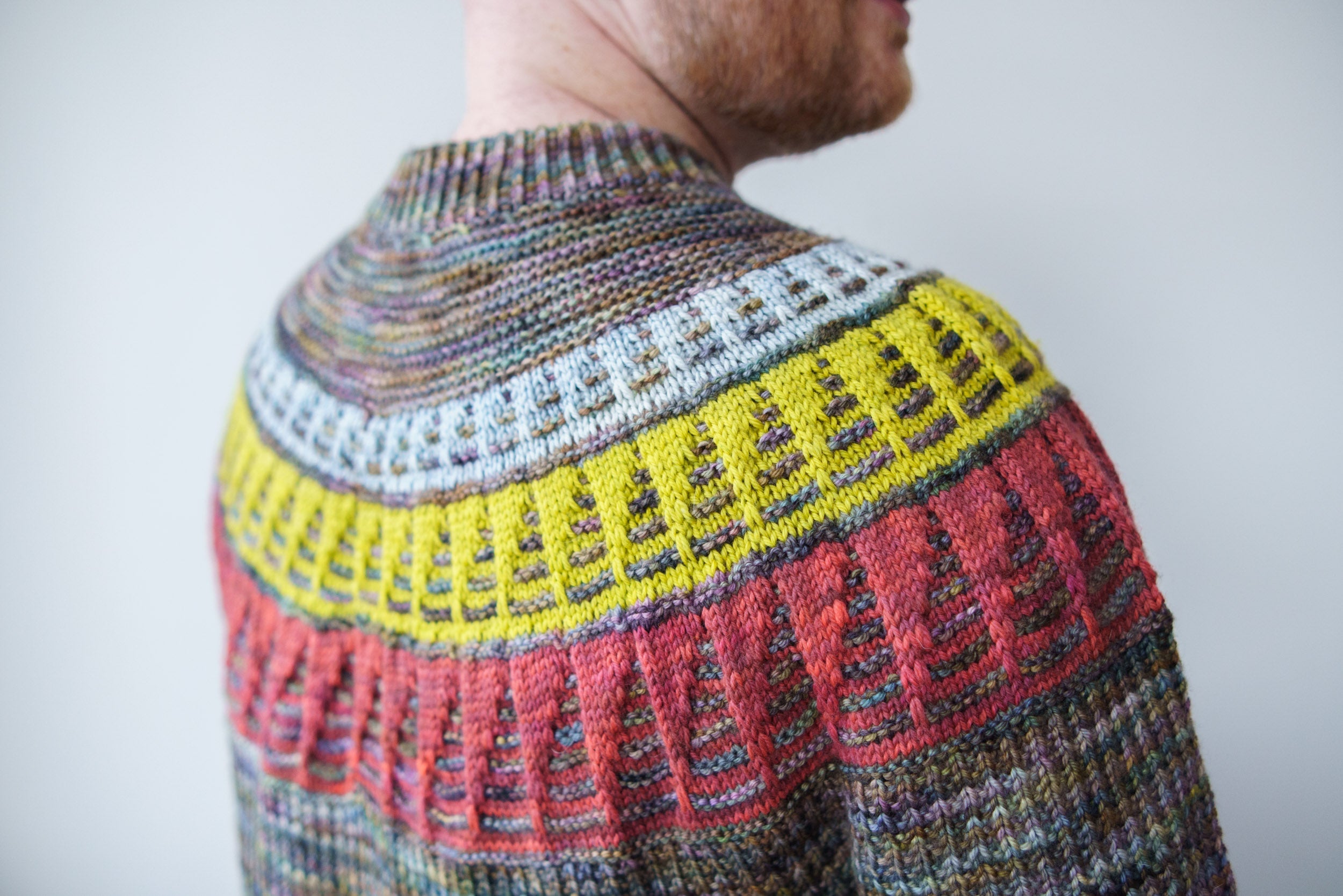 PAINTING TRIANGLES SWEATER PATTERN