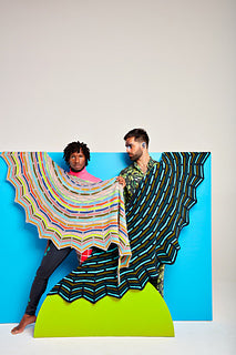 PAINTING BRICKS SHAWL PATTERN