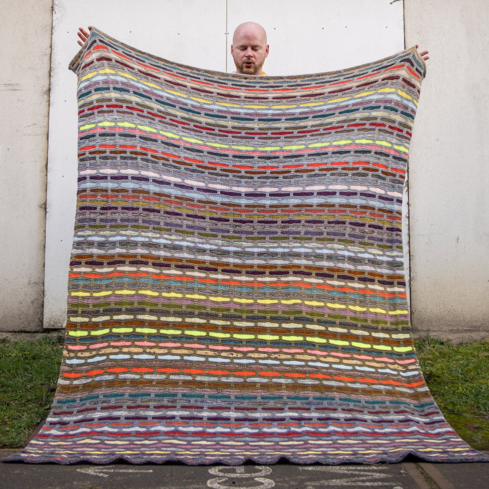 Fabulous Westknits Kits PAINTING BRICKS BLANKET Westknits Kits